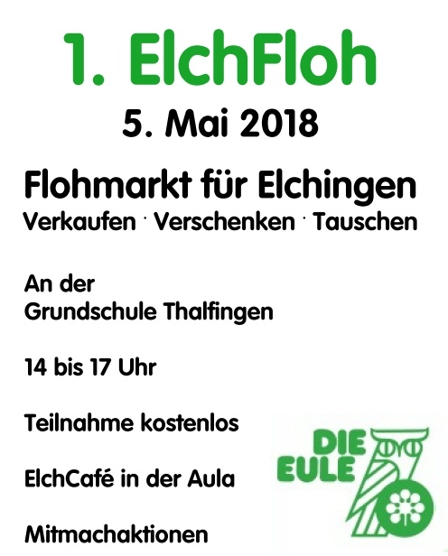 Elchfloh - Flohmarkt für Elchingen